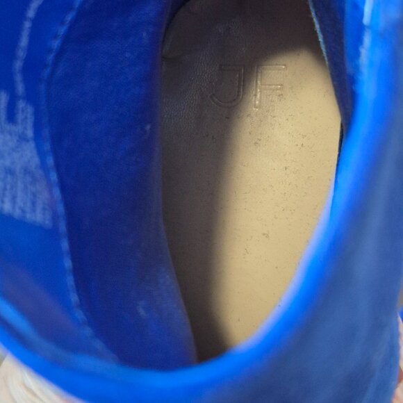 Blue (faux) Suede Booties! - Picture 9 of 12